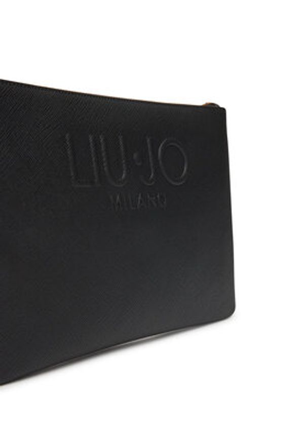 Liu Jo Torebka M Envelope AA5154 E0087 Czarny. Kolor: czarny. Materiał: skórzane