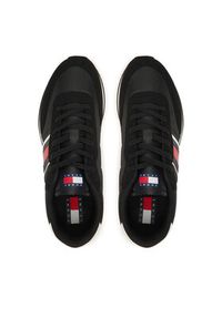Tommy Jeans Sneakersy Tjm Classic Runner EM0EM01709 Czarny. Kolor: czarny. Materiał: materiał #2