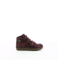 Kickers - Buty miejskie dziecięce KICKERS LOHAN. Kolor: czerwony, czarny, wielokolorowy. Sport: turystyka piesza