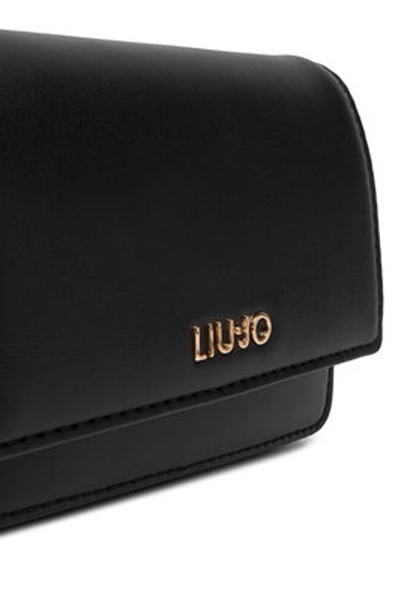 Liu Jo Torebka AA6229 E0958 Czarny. Kolor: czarny. Materiał: skórzane