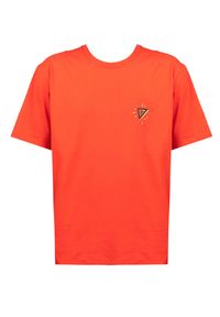 Guess T-Shirt | M0FI0ER9XF0 | Mężczyzna | Czerwony. Okazja: na co dzień. Kolor: czerwony. Materiał: bawełna. Wzór: nadruk. Styl: casual #5