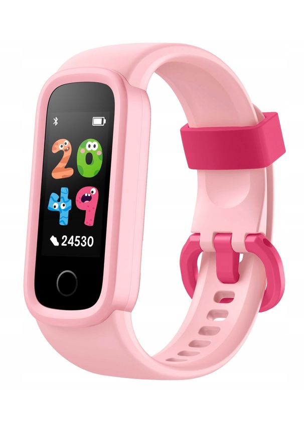 Atmosphera - SMARTBAND Zegarek Wodoodporny Opaska dla Dzieci SmartWatch IP68 14 trybów / KR01 / Różowy. Rodzaj zegarka: smartwatch. Kolor: różowy