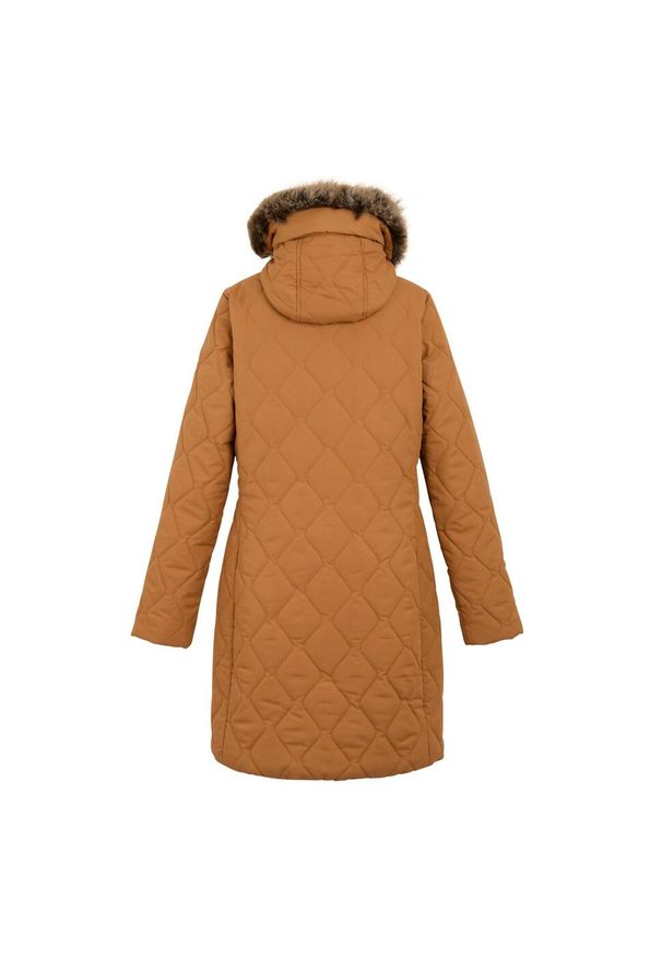 Regatta - Parka Damska Ocieplana Fritha III. Kolor: wielokolorowy, beżowy, brązowy. Sport: turystyka piesza