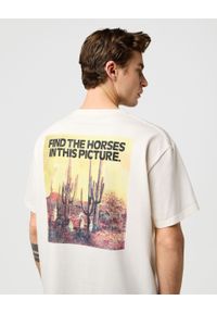 Wrangler - MESKA KOSZULKA WRANGLER VINTAGE TEE BIRCH 112371467. Styl: vintage #4