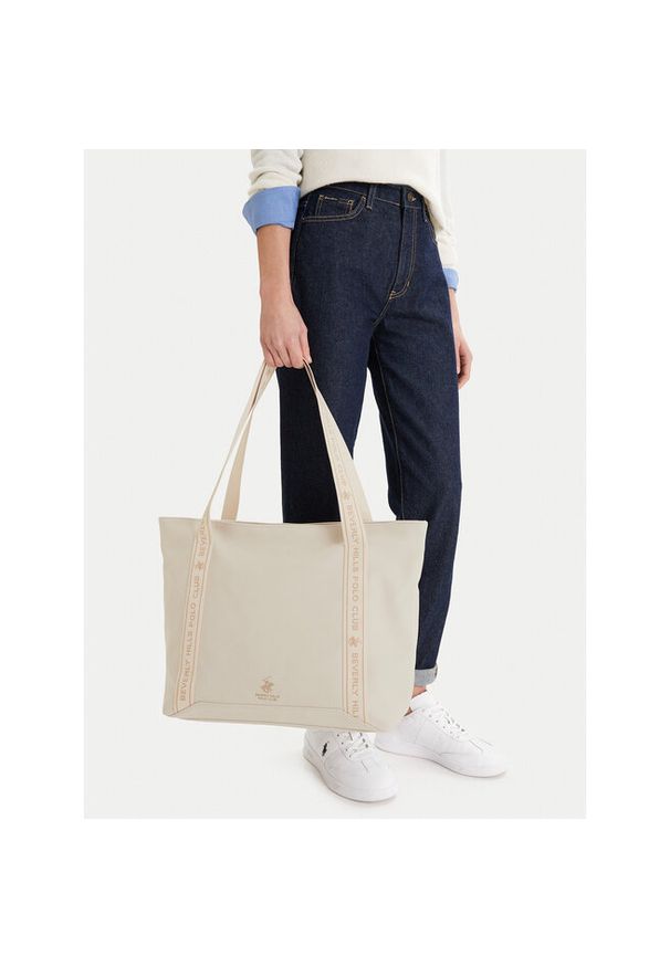 Torebka na telefon Beverly Hills Polo Club. Kolor: beżowy