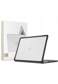 Etui 4kom.pl TECH-PROTECT VELAR MACBOOK AIR 13 M2-M5 2023-2026 Black/Matte Clear (5906302324491) #1