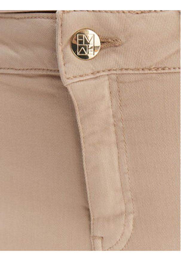 Marella Jeansy Sfinge 2615131261 Beżowy Slim Fit. Kolor: beżowy
