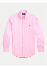 Polo Ralph Lauren Koszula 710937993016 Różowy Custom Fit. Typ kołnierza: polo. Kolor: różowy. Materiał: bawełna #4