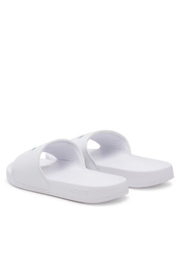 Lacoste Klapki Serve 0.0 7-49CFA0042 Biały. Kolor: biały. Materiał: skóra
