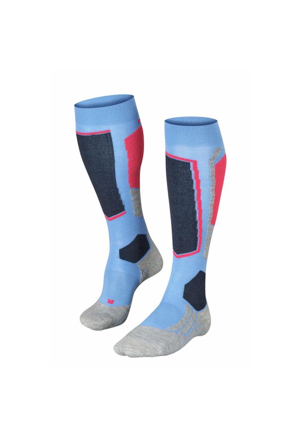 Podkolanówki damskie Falke SK2. Kolor: niebieski. Sport: narciarstwo, fitness