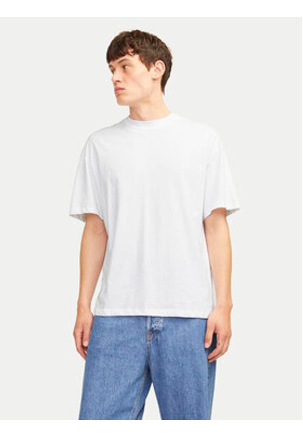 Jack & Jones Komplet t-shirtów Bradley 12264845 Kolorowy Wide Fit. Materiał: bawełna. Wzór: kolorowy