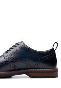 Clarks Półbuty Aldwin Limit 26178471 Granatowy. Kolor: niebieski. Materiał: skóra #5