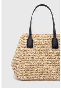 Karl Lagerfeld torebka kolor beżowy. Kolor: beżowy. Rodzaj torebki: na ramię #5