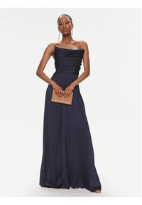 Rinascimento Sukienka wieczorowa CFC0117804003 Granatowy Regular Fit. Kolor: niebieski. Materiał: syntetyk. Styl: wizytowy #3