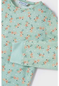 Mayoral piżama dziecięca kolor zielony wzorzysta. Kolor: zielony. Materiał: dzianina #4
