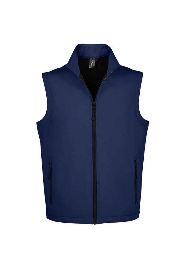 SOL'S - Softshellowa Kamizelka Dla Dorosłych Unisex Race. Kolor: niebieski. Sport: turystyka piesza