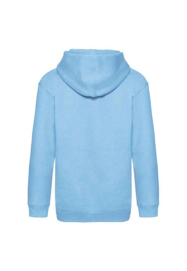 FRUIT OF THE LOOM - Bluza Z Kapturem Premium Dla Dzieci. Typ kołnierza: kaptur. Kolor: niebieski