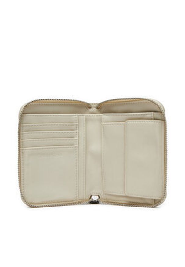 Calvin Klein Portfel Gracie K60K611688 Beżowy. Kolor: beżowy. Materiał: skóra