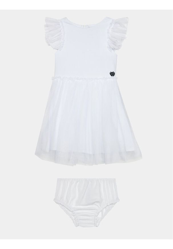 Guess Sukienka elegancka A4RK02 KC4T0 Biały Regular Fit. Kolor: biały. Materiał: syntetyk. Styl: elegancki