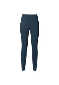 Vaude - Legginsy damskie VAUDE Scopi II. Kolor: zielony, niebieski, wielokolorowy. Sport: turystyka piesza