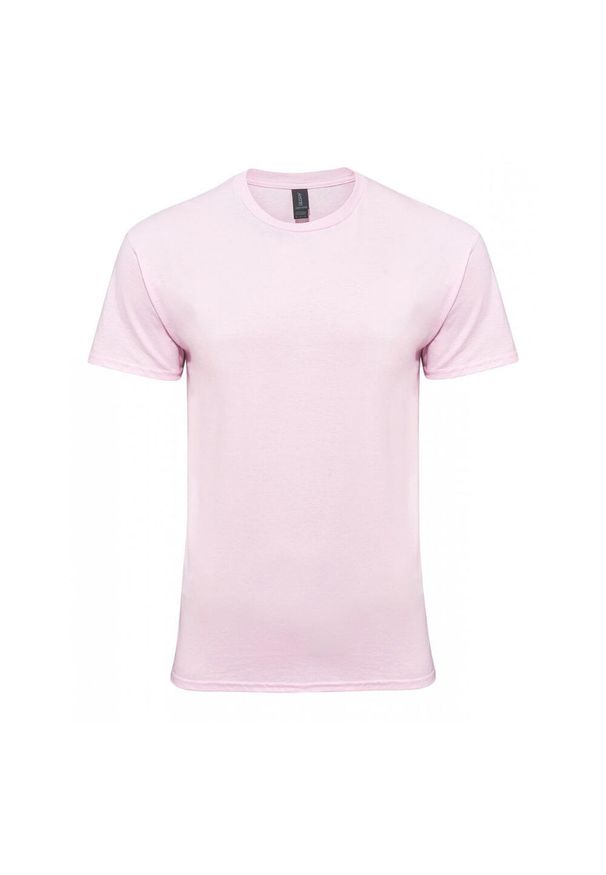 GILDAN - Bawełniana Lekka Koszulka Unisex Dla Dorosłych. Kolor: różowy. Materiał: bawełna. Sport: turystyka piesza