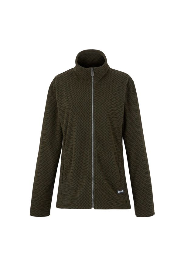 Regatta - Bluza Damska Heidy Z Pełnym Zamkiem Błyskawicznym. Kolor: zielony. Sezon: zima. Styl: sportowy. Sport: turystyka piesza