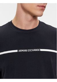 Armani Exchange T-Shirt 3DZTLG ZJ9JZ 1583 Granatowy Regular Fit. Kolor: niebieski. Materiał: bawełna #2