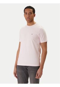 TOMMY HILFIGER - Tommy Hilfiger T-Shirt Ess Seasonal MW0MW39995 Różowy Regular Fit. Kolor: różowy. Materiał: bawełna #1