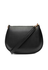 TOMMY HILFIGER - Tommy Hilfiger Torebka Th Glam Conv Med Crossover AW0AW18143 Czarny. Kolor: czarny. Materiał: skórzane #3