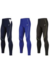 Legginsy premium Mizuno JPN. Kolor: niebieski. Sport: bieganie #1