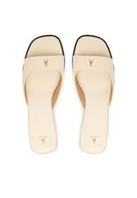 Patrizia Pepe Klapki 8X0108/L026-W405 Beżowy. Kolor: beżowy. Materiał: skóra #6