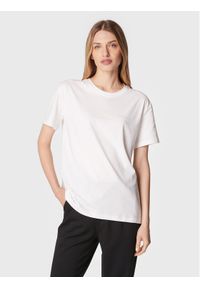 Moss Copenhagen T-Shirt Liv 15258 Biały Regular Fit. Kolor: biały. Materiał: bawełna #1