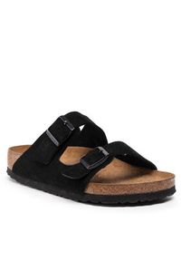 Birkenstock Klapki Arizona Bs 0951321 Czarny. Kolor: czarny. Materiał: welur, skóra