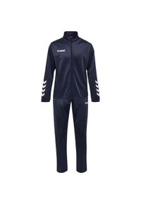 Zestaw dresów sportowych dla dorosłych Hummel Promo Poly Suit. Kolor: niebieski. Materiał: dresówka