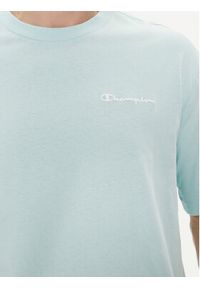 Champion T-Shirt 219787 Niebieski Regular Fit. Kolor: niebieski. Materiał: bawełna #4