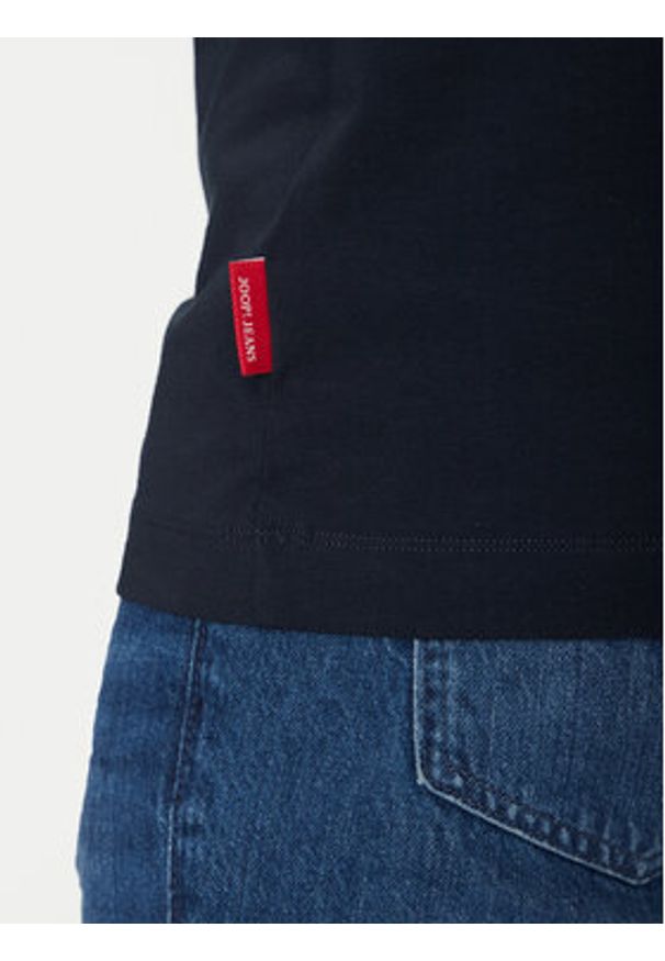 JOOP! Jeans T-Shirt 30044716 Granatowy Modern Fit. Kolor: niebieski. Materiał: bawełna