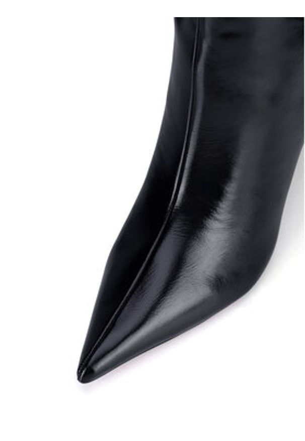 Nine West Kozaki WFA3424-1 Czarny. Kolor: czarny. Materiał: materiał