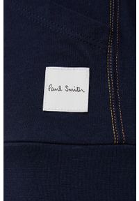Paul Smith Bluza bawełniana damska kolor granatowy z kapturem gładka. Okazja: na co dzień. Typ kołnierza: kaptur. Kolor: niebieski. Materiał: bawełna. Wzór: gładki. Styl: casual #6
