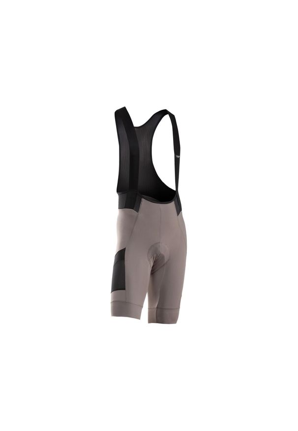 Spodenki rowerowe gravel NORTHWAVE Fast Rock bibshort UPF50 beżowy. Kolor: beżowy. Materiał: materiał. Długość: długie