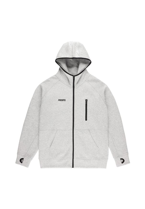 Prosto - Bluza męska PROSTO Tech Zip Zip Hoodie Speedy. Kolor: szary