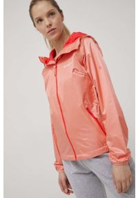 columbia - Columbia kurtka przeciwdeszczowa Ulica Jacket damska kolor pomarańczowy przejściowa. Kolor: pomarańczowy. Styl: street #4