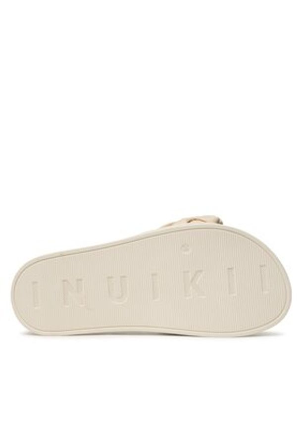 Inuikii Klapki Fjord Flower 70104-126 Beżowy. Kolor: beżowy. Materiał: materiał