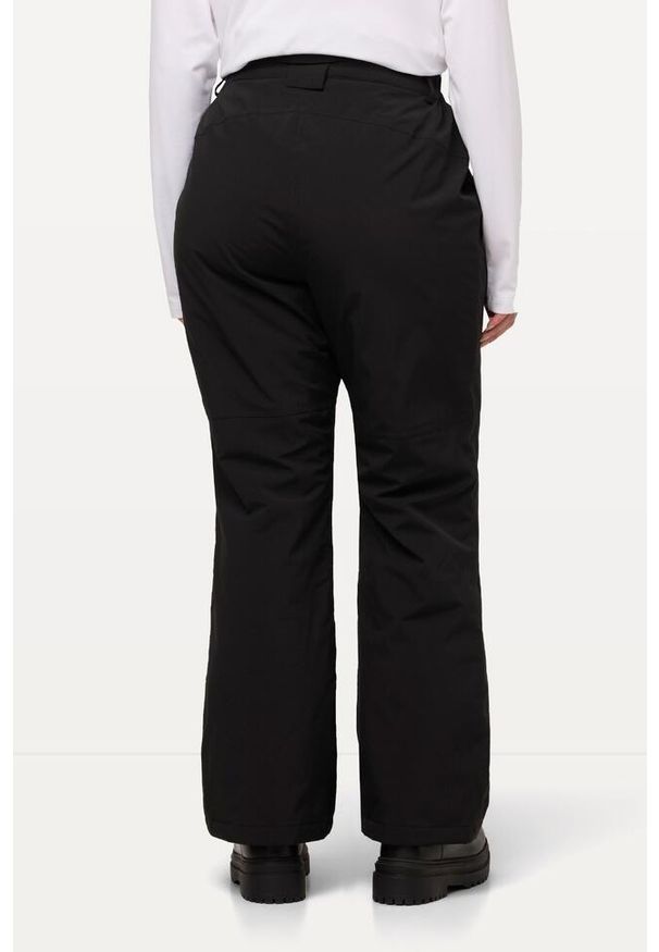 ULLA POPKEN - Damskie Funkcyjne spodnie termiczne wodoodporne pochodzące z recyklingu. Kolekcja: plus size. Kolor: czarny. Materiał: elastan, poliester, materiał. Sezon: zima. Sport: narciarstwo