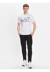 EA7 Emporio Armani T-Shirt 3RPT07 PJLBZ 1100 Biały Regular Fit. Kolor: biały. Materiał: bawełna