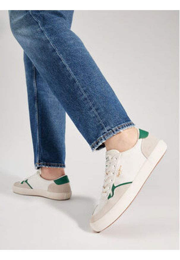 Pepe Jeans Sneakersy Travis Brit M PMS31038 Biały. Kolor: biały. Materiał: materiał
