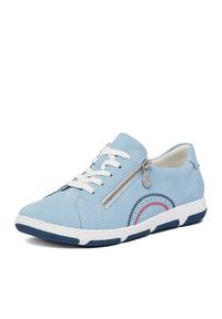 Rieker Sneakersy 42424-10 Niebieski. Kolor: niebieski. Materiał: materiał #2