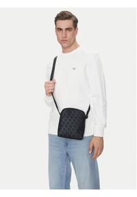 Calvin Klein Jeans Saszetka Matte Aop Reporter 18 LV04G3115G Czarny. Kolor: czarny. Materiał: skóra #6