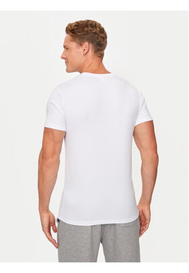 YSABEL MORA T-Shirt 70100 Biały Slim Fit. Kolor: biały. Materiał: syntetyk