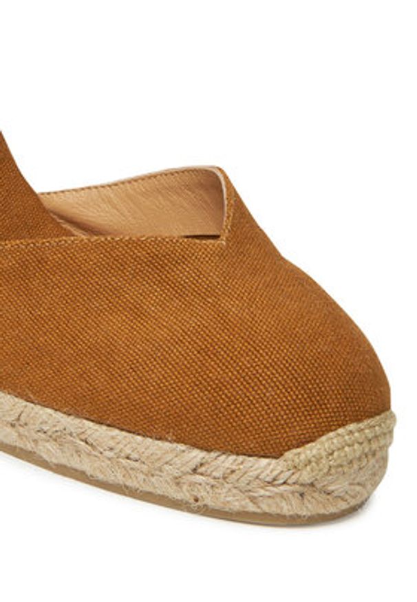 Castañer Espadryle Chiara/8/002 021669 Brązowy. Kolor: brązowy. Materiał: materiał