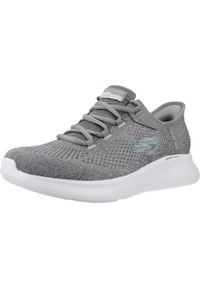 skechers - Buty do chodzenia damskie Skechers Pro-natur. Kolor: szary. Materiał: materiał, syntetyk. Szerokość cholewki: normalna. Sport: turystyka piesza